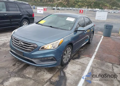 2015 Hyundai Sonata Sport z USA, uszkodzony, nr VIN 5NPE34AF7FH095269